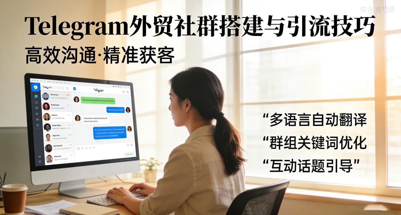 2026 Telegram 社群运营实战｜从0搭建高活跃外贸/语伴社群插图1